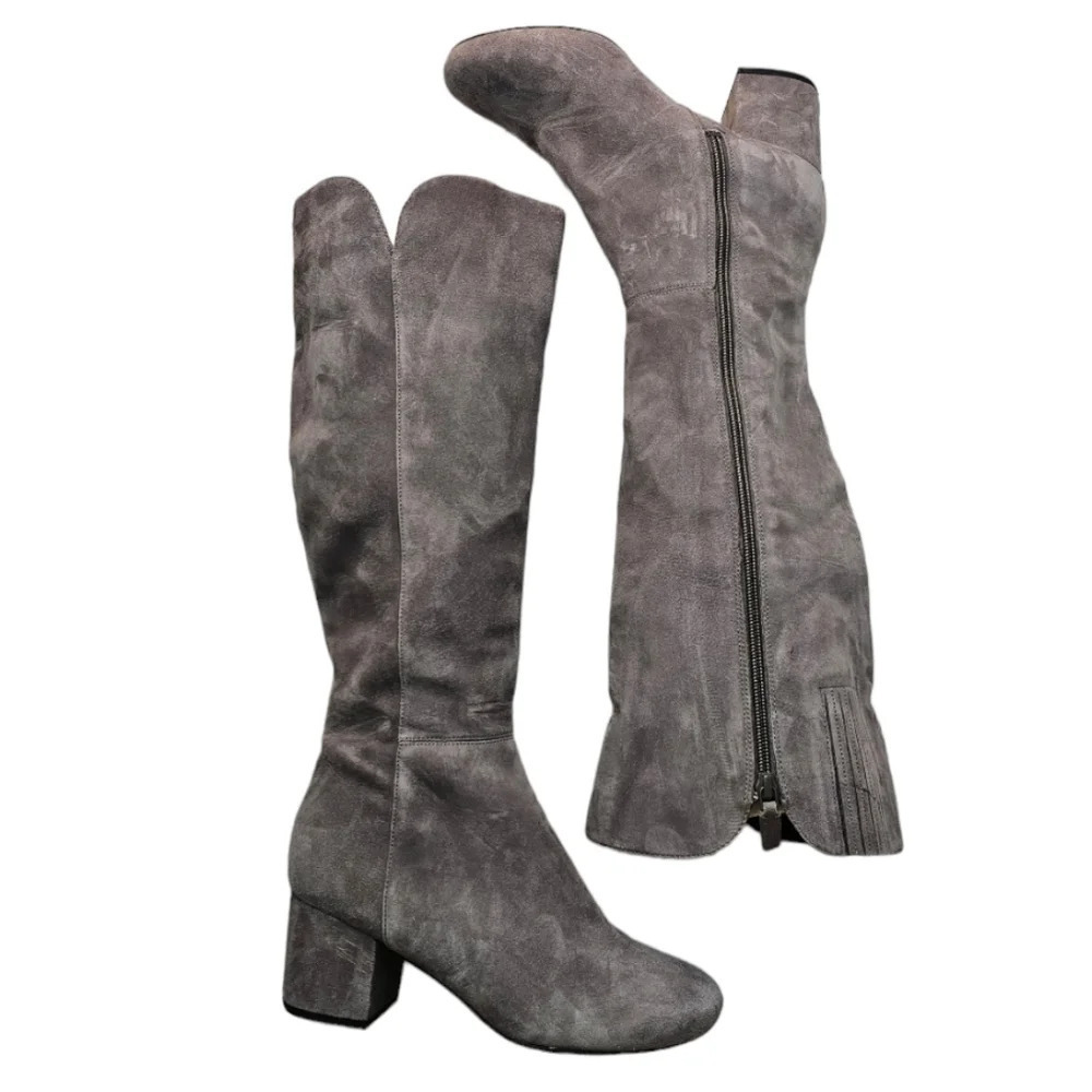 COLE Haan Denise Boot Stormcloud Suede